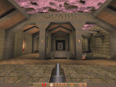 OpenGL Quake - Entrance Hall